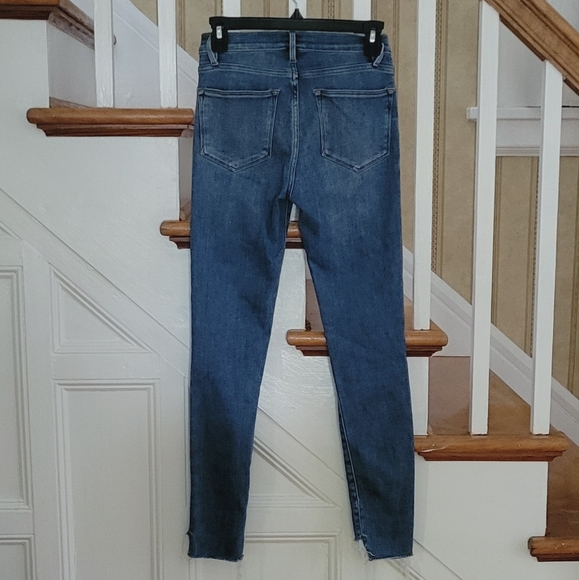 FRAME Denim Le High Skinny Denim Blue Jeans Size 26 LHSKRS801 - Picture 4 of 10